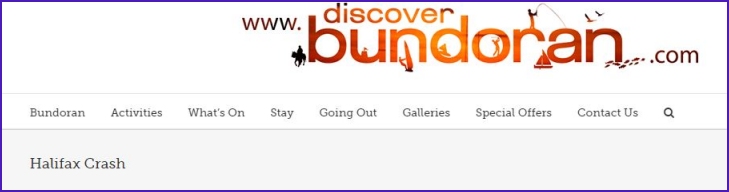 Discover Bundoran crash page