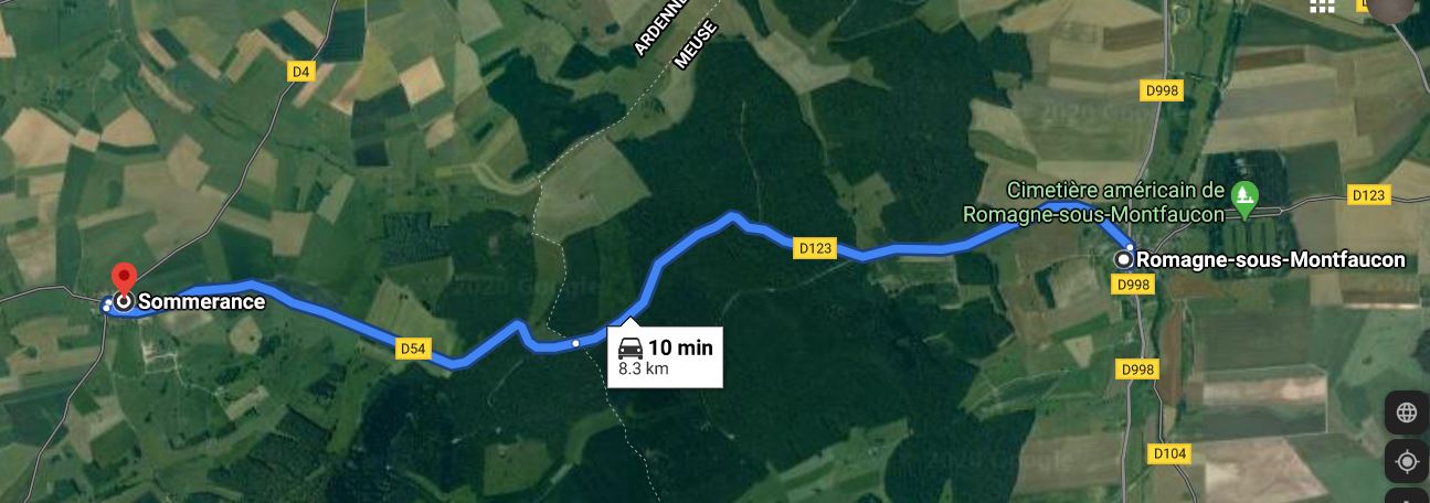 Sommerance-montfaucon
Road